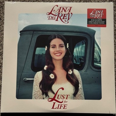 Sealed Lana Del Rey Lust For Life Coke Bottle Clear Repress Vinyl + Custom Stikr