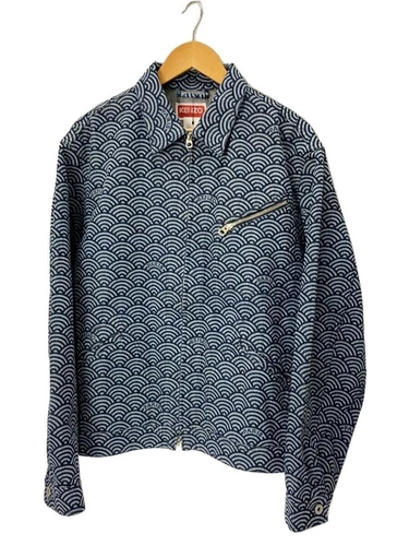 Giacca denim KENZO altro risciacquo L blu modello totale FE55DB1006K1 usata