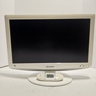 Sharp Lc-19Sk24U-W White Lcd /Hdtv Flat Panel Retro Gaming Tv With Remote