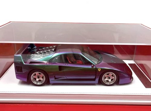 *SÚPER RARO* GL Modelo 1/18 Ferrari F40 Camaleón LIMITADO 50 Piezas - Imagen 9 de 10