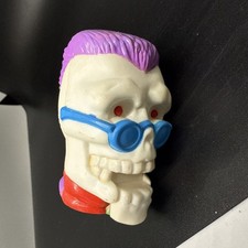 Vintage 1995 Goosebumps Curly the Skeleton Skullmobile Taco Bell Toy Rare