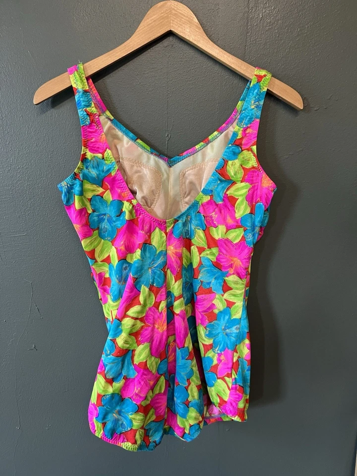 Traje de baño vintage The Swimwear para mujer 18 floral Foto 2 de 4