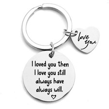 ShiQiao I Love You Keychain for Boyfriend Husband Girlfriend Wife - Couple Gi...