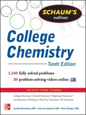 Schaum's Outline of College Chemistry: 1,340 Solved Problems + 23 Videos by Jero