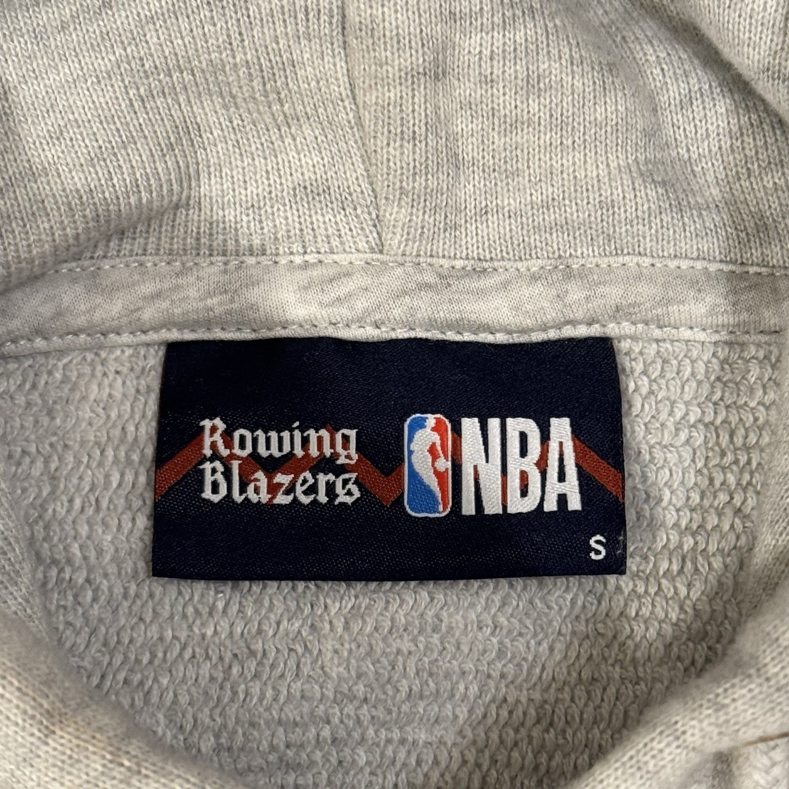 FILA NBA Chicago Bulls Rowing Blazers x NBA Felpa con Cappuccio Grigio Small 100% Cotone Portogallo