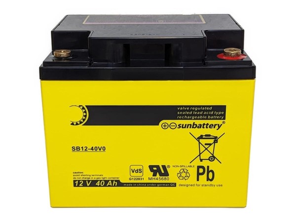 Sun Battery SB12-40V0 12V 40Ah Blei Akku Agm Mit Vds-image