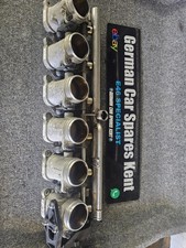 BMW E46 M3 THROTTLE BODIES X6 COMPLETE  S54B32 EXCELLENT CONDITION
