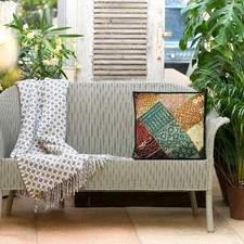 Patchwork Pillow Indian 30" Handmade Cushion Cover Case Decor Sofa Embroidered