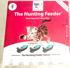 New Doc & Phoebe's Indoor "The Hunting Cat" Feeder - Toy Slow Feeder