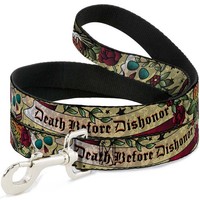Dog Leash Death Before Dishonor Tan (Us Import)