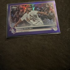 2022 Topps Chrome Update Series - Jake Walsh #USC156 Purple Refractor (RC)