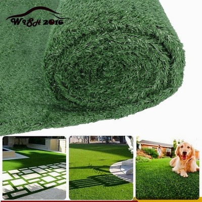 6x20ft Artificial Grass Fake Synthetic Rug Garden Landscape Lawn Carpet Mat Turf