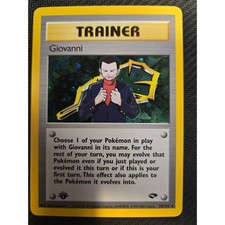 Giovanni 18/132 Gym Challenge Holo 1st Edition W/Swirl