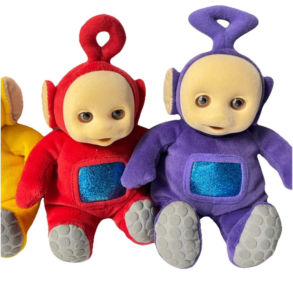 Огромный лот винтажных плюшевых телепузиков 1998 Eden Po, Laa Laa, Dipsy & Tinky Winky 6 дюймов - Изображение 4 из 4