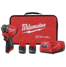 Milwaukee M12 FUEL FSCIWF14-0 1/4" Brushless Sub-Compact Impact Wrench Kit