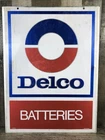 Vintage AC Delco Battery Advertising Metal Sign