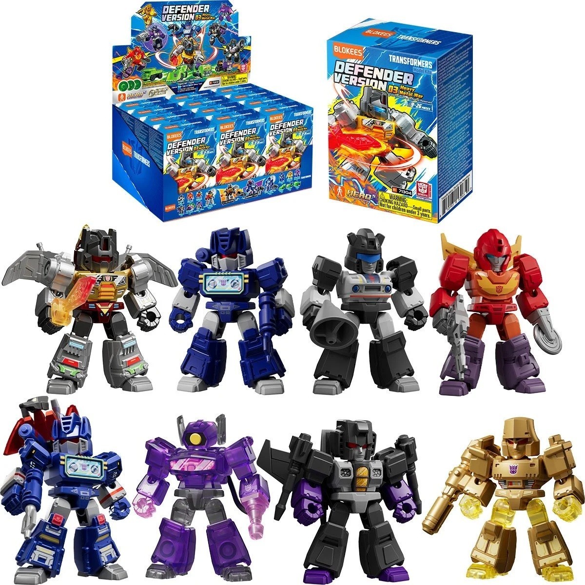 Blokees - Transformers Defender Version 03 Heavy Metal War PDQ of