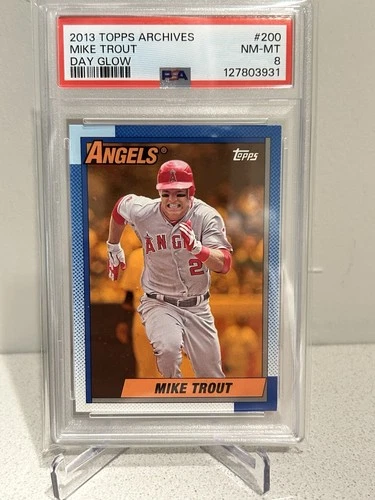 2013 Topps Archives - Mike Trout #200 PSA 8