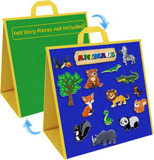 Foldable Felt Board for Toddlers Flannel Board Stories for Preschool Early Learn