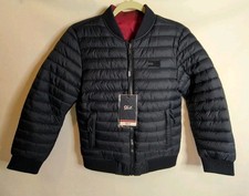 Youth Unisex Winter Puffer Jacket Navy Blue Size 10 New With Tags
