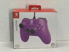 Nintendo Switch Wired Controller Purple PowerA NEW SEALED IN BOX