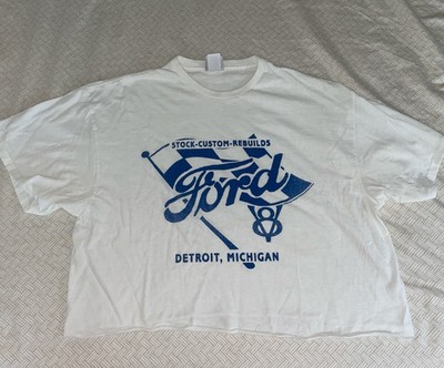 Ford Motor Co Detroit Michigan Graphic T-Shirt Junk Food Tees Size M