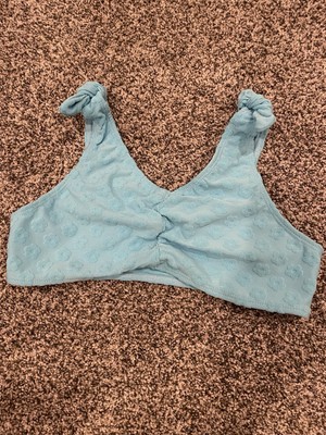 Miken Swim Girls Size 14 Swimsuit Top Aqua Nordstrom