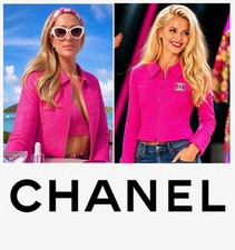 Chanel Vintage 2000 Pink Sport Bomber Jacket 40 42 6 8 10 Coat Logo Top Vtg M L