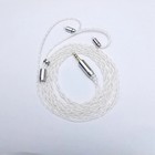 XINHS 4 Core Pure Silver Earphone  Upgrade Cable Balanced Wire 2.5/3.5/4.4MM Plu