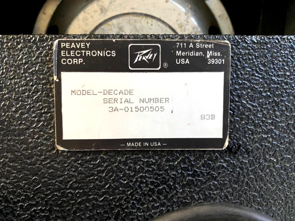 Vintage Peavey Decade Guitar Amp 10W Solid State USA 80s Practice Amplifier - Image 4 of 4
