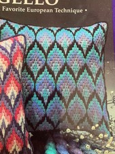 Euroflax Linen Bargello Needlepoint Pillow Ki...