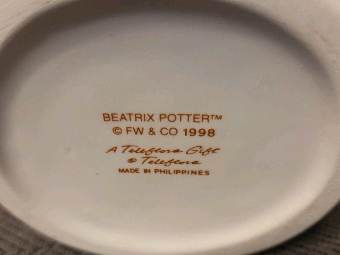 Set 6 Peter Rabbit Beatrix Potter Ceramic Planter Vases Teleflora