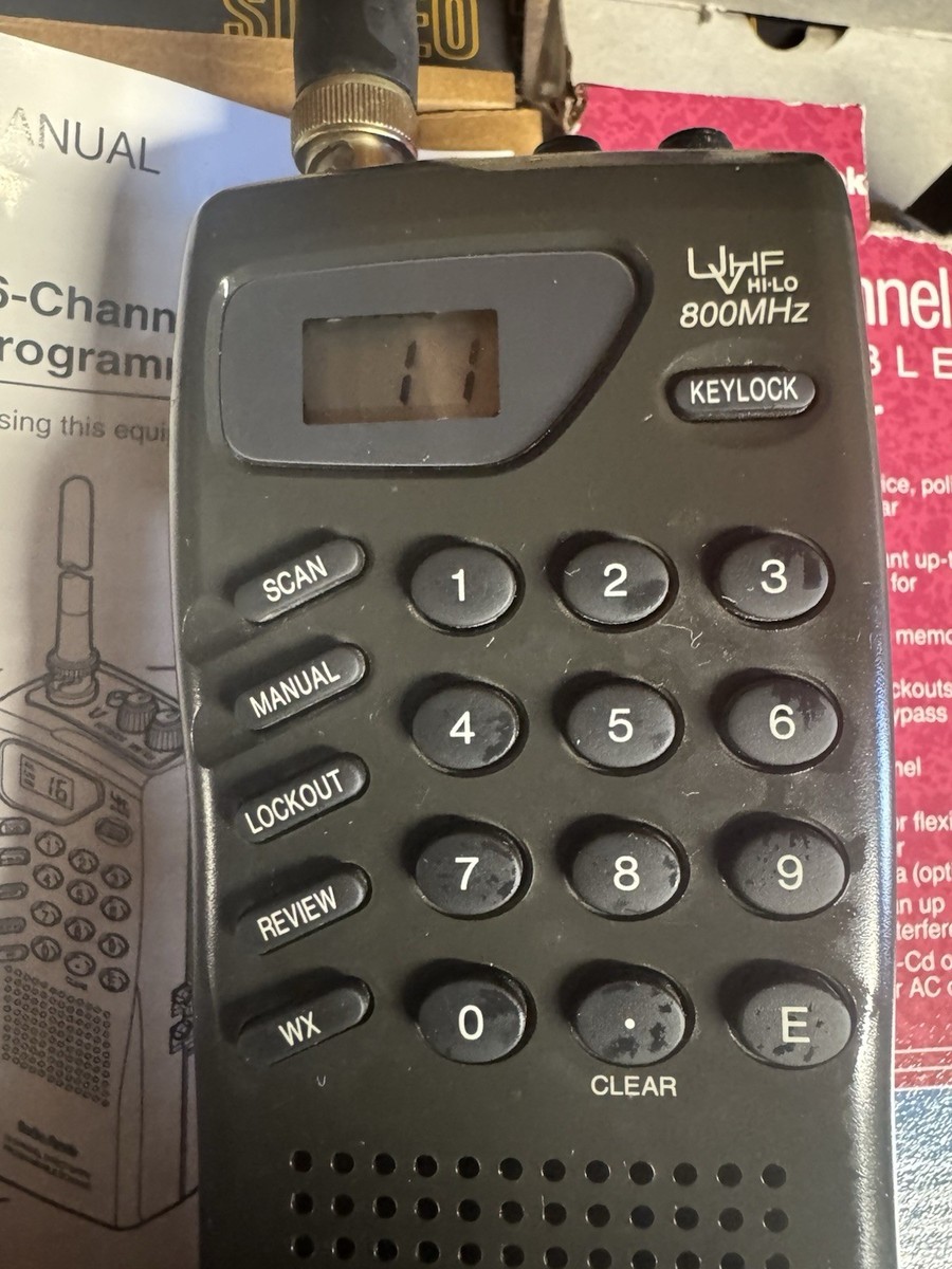 RADIO SHACK PRO-64 400 Ch Direct Entry AM/FM Programmable Scanner No Battery EUR 12,37 - PicClick DE