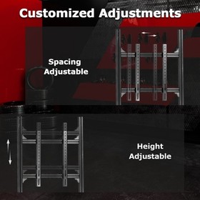Zootopo Aluminum Racing Simulator Cockpit Display Bracket Monitor Mount Logitech