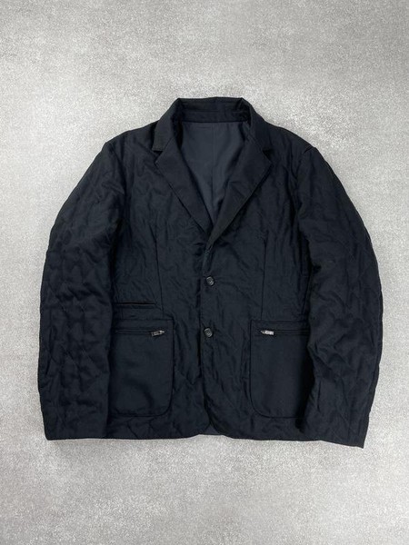 Men Ermenegildo Zegna Jacket Black Nylon/Wool 44 /