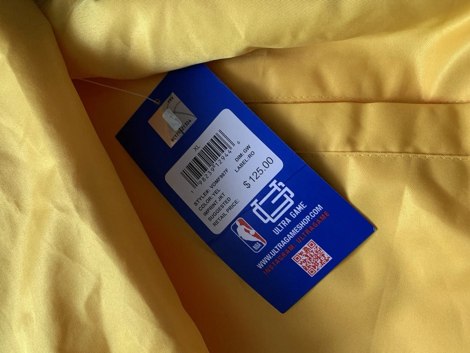 Chaqueta Golden State Warriors Ultra Juego Bordada Estilo Vintage Talla XL NBA Foto 3 de 4