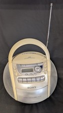 Sony CFD-E90 CD/Radio/Cassette Boombox Tested Works