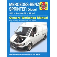Mercedes Benz Sprinter Diesel 1995-04.2006 Transporter Workshop Manual Haynes