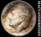 1954 Silver Roosevelt Dime - Choice Gem Brilliant Uncirculated  Color  #G8379