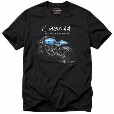 Motorrad T-Shirt Herren Café Racer Neo Racer Vintage Biker Geschenk Retro