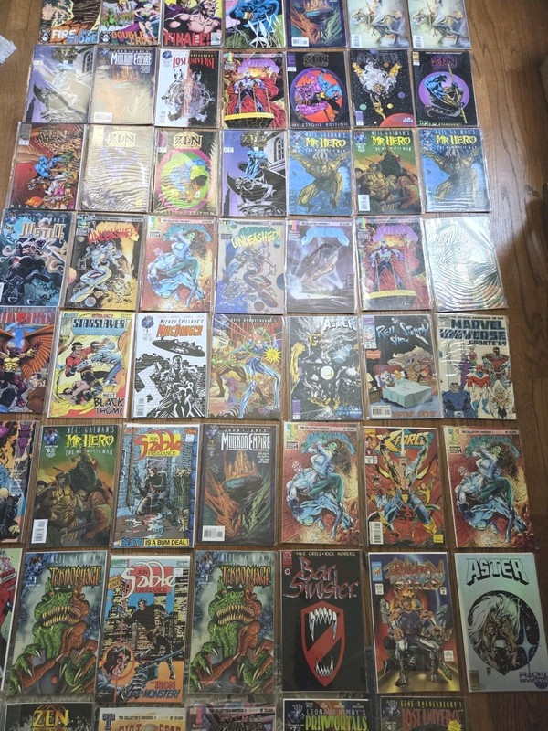 Big Marvel Tekno First More Comic Lot Ren Stimpy Leonard Nimoy More 55 Comics
