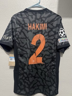 Jordan PSG UCL #2 Hakimi 23/24 Third Jersey Size Medium Men's New