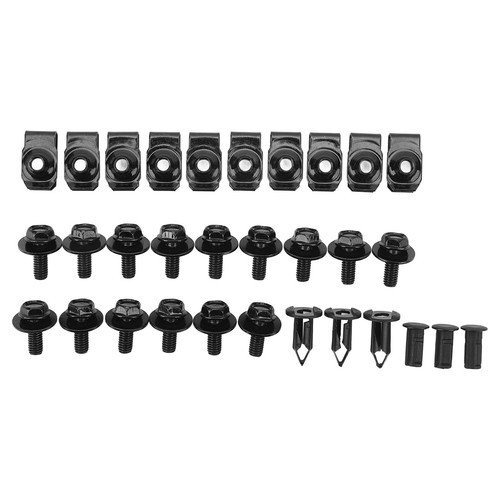 ‘28Pcs Engine Splash Guard Shield Kit Impact Resistant Engine Chassis - Picture 20 of 23