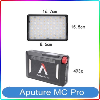 Aputure MC Pro Mini Tragbares LED-Licht 3200K-6500K RGBWW Licht Videobeleuchtung