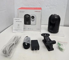 Foscam Home Security Camera R4S 4MP Dual-Band WiFi Black Goggle Alexa