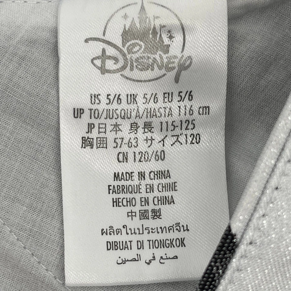 Disney Polka Dot Dress Mickey Mouse Belt Tiered Skirt Girl's Size 5/6 - Image 4 of 4