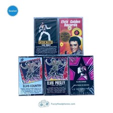 5 Elvis Presley Cassette Tapes: Madison Square Golden Records Movies SEALED