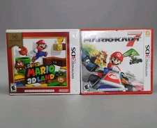 Nintendo 3DS Mario Kart 7  & Super Mario 3D Land CIB Lot Of 2 Tested 