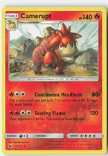 Camerupt SM - Crimson Invasion 14/111 Pokemon Card Reverse Holo