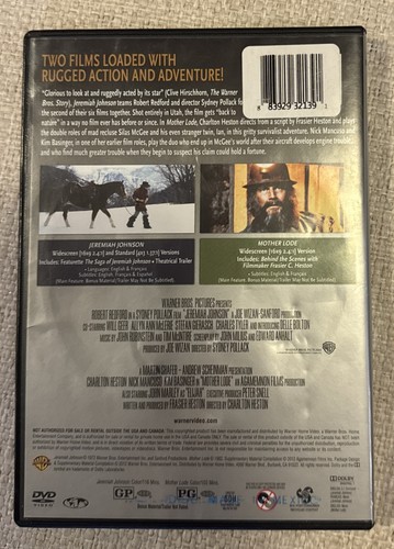 Jeremiah Johnson (1972) & Mother Lode (1982) 2 DVDs - Picture 2 of 2